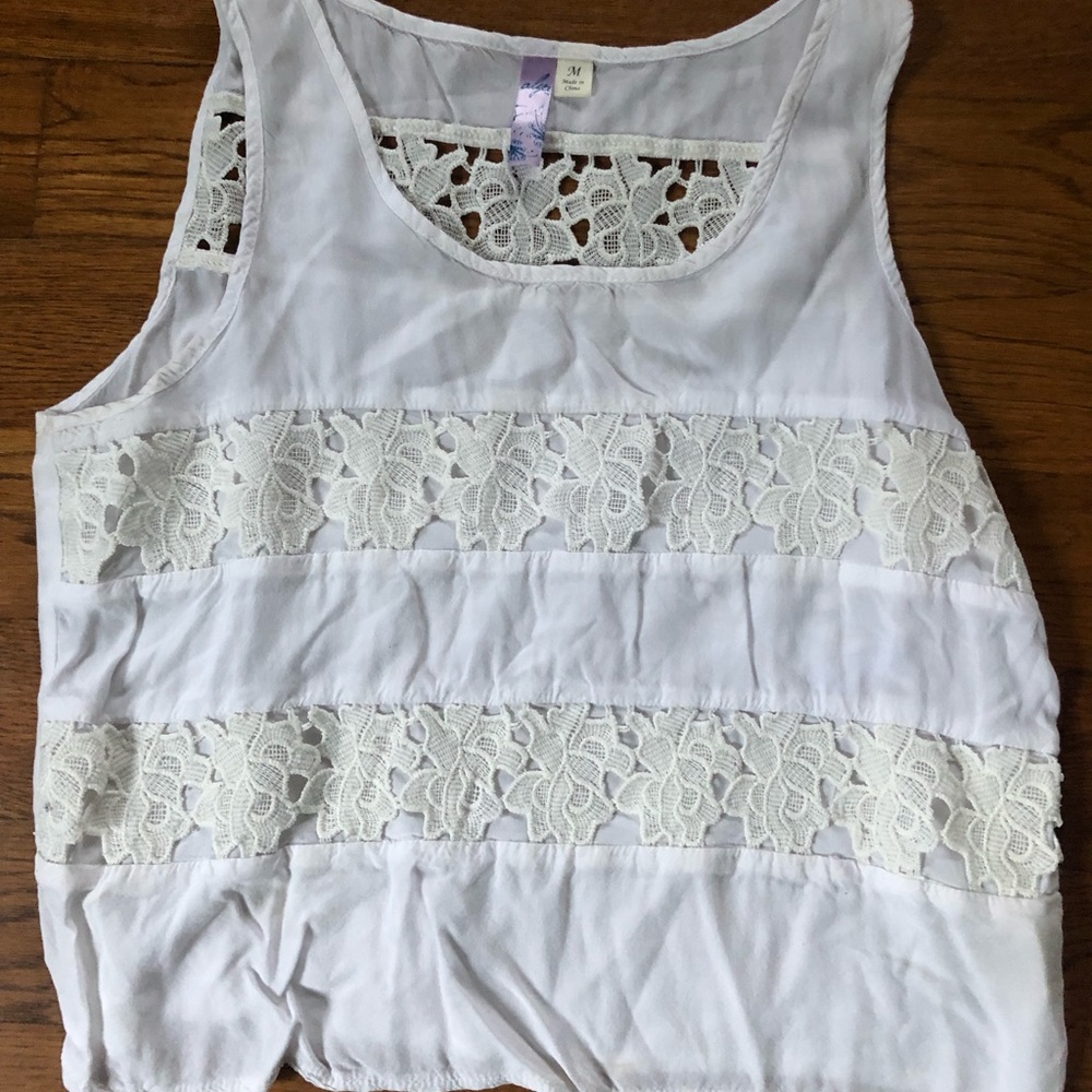 White Aerie Tank